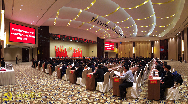 仙桃市第九次党代表大会举行预备会议